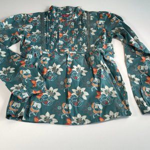 NWT - Long Sleeve Floral Shirt - 14